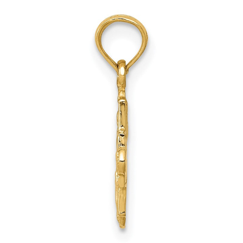 14k Miniature Four-Way Medal Pendant C3963
