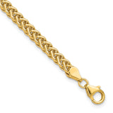 14k Polished 4.3mm Fancy Braided Link 17 inch Necklace SF2413