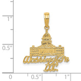 14k WASHINGTON D.C. Capitol Building Pendant C3097