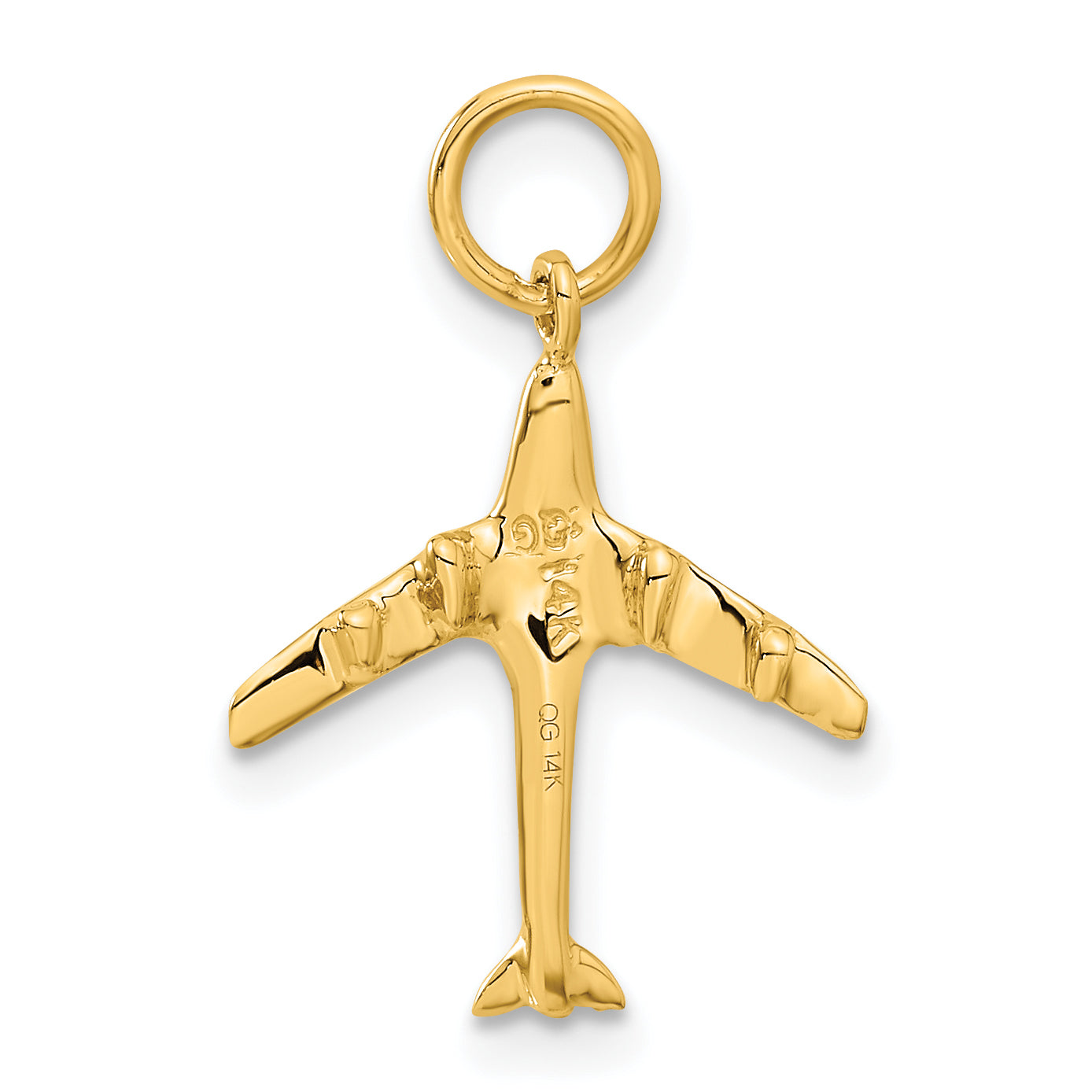 14k 3-D Jet Charm A4278/L