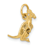 14k 3-D Kangaroo with Joey Charm A0309