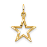 14k Diamond-cut Star Charm C1114