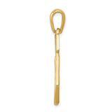 14k Large Filigree Chai Pendant D1703