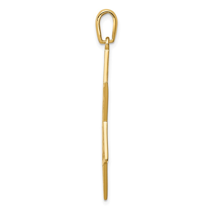 14K 12 Tribes Star Of David Pendant D894