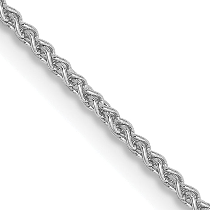 14K White Gold 10 inch 1.25mm Spiga with Lobster Clasp Anklet PEN31