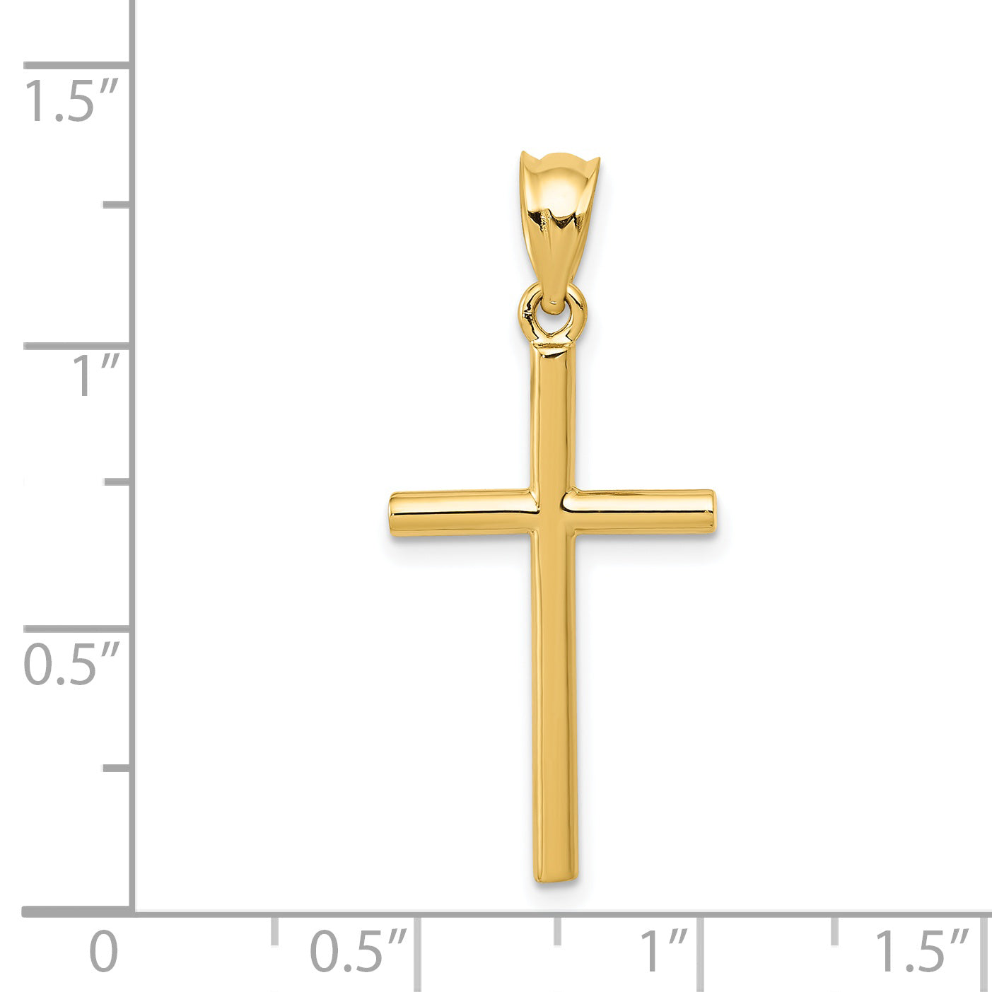 14k Cross Pendant K4987