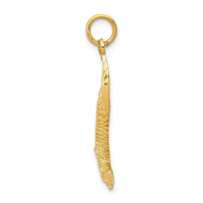 14k Bald Eagle Charm D3460