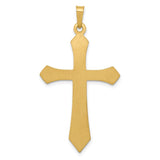 14k Polished Passion Cross Pendant XR1616