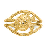 14k Turtle Toe Ring R400