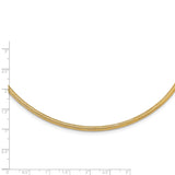 14K 3mm Woven Mesh Slip-on Stretch Bracelet SF2746