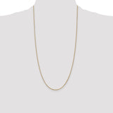 14K 26 inch 1.4mm Box with Lobster Clasp Chain BOX125