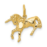 14k Unicorn Charm A4704/L