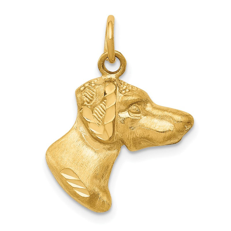 14K Pointer Dog Charm C524