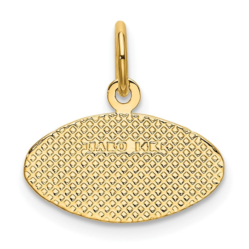14k Football Charm K3598