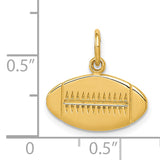 14k Football Charm K3598