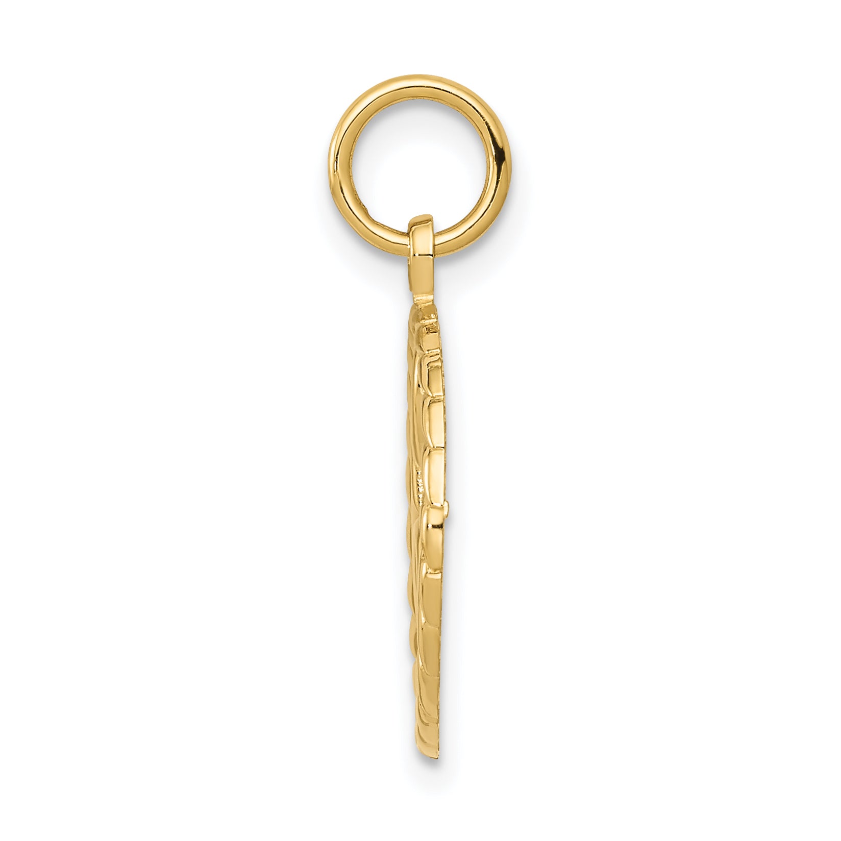 14k Treble Clef in Circle Charm C1791