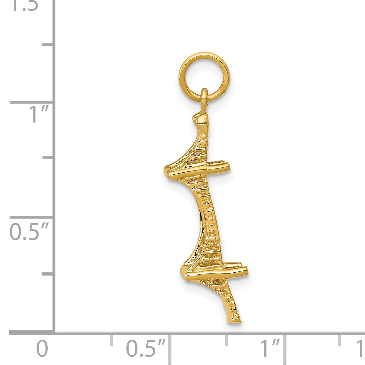 14k 3D MACKINAC Bridge Charm A1069/LM