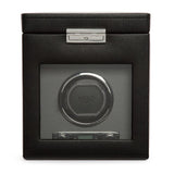 Black Viceroy Single Watch Winder with Storage | Automatic Winder