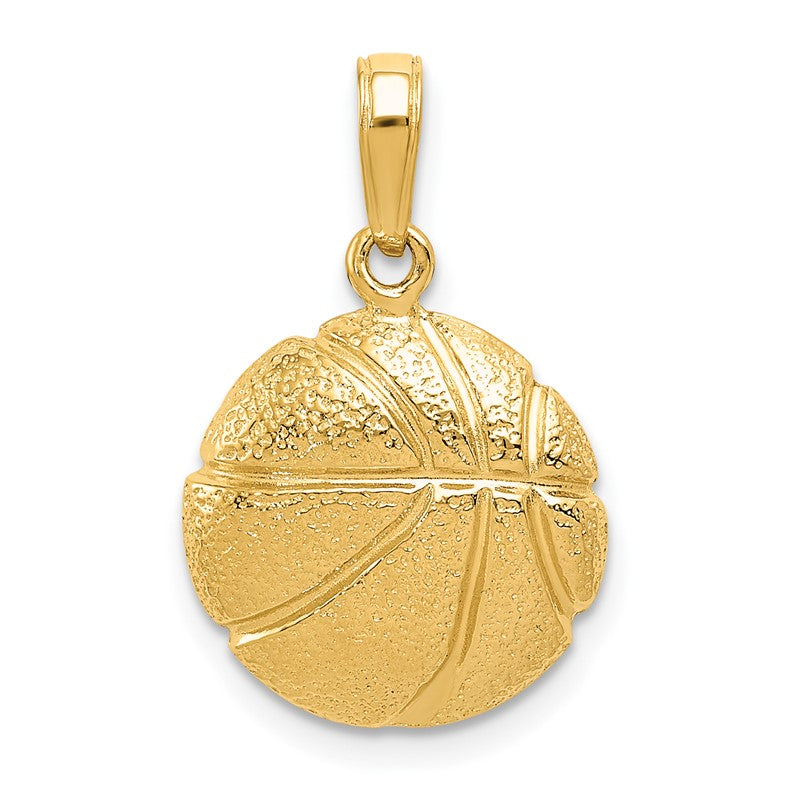 14k Basketball Pendant C3773