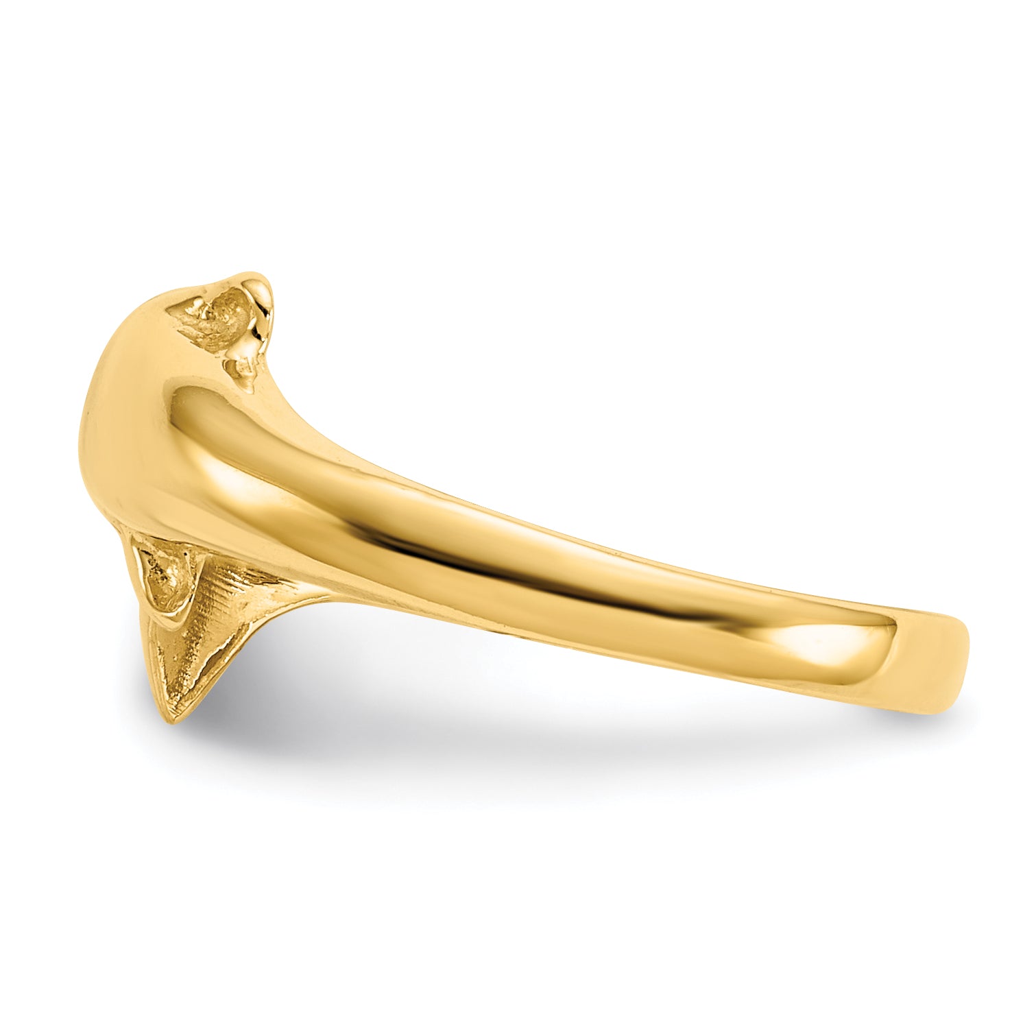 14k Dolphin Toe Ring K5801