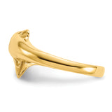 14k Dolphin Toe Ring K5801