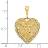 14k Reversible SWEET 16 / REACH FOR THE STARS Charm C1669