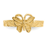 14K Butterfly Toe Ring K3830