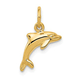 14k Dolphin Charm C502