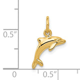 14k Dolphin Charm C502