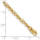 14K 18 inch 3.1mm Fancy Link with Lobter Clasp Chain LK749