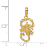 14k Scorpion Charm C3049