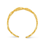 14k Scroll Toe Ring D1943