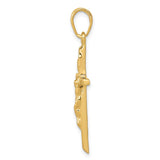 14k Crucifix Pendant C3900