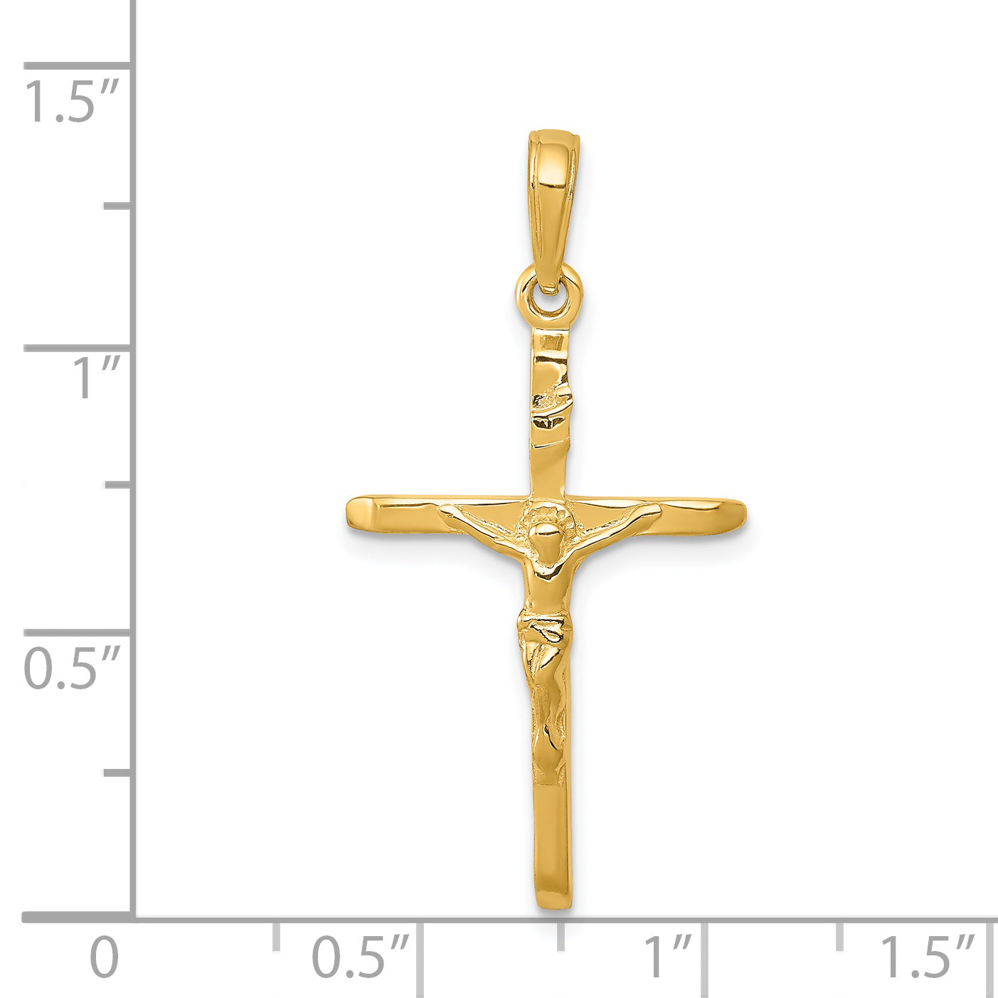 14k Crucifix Pendant C3900