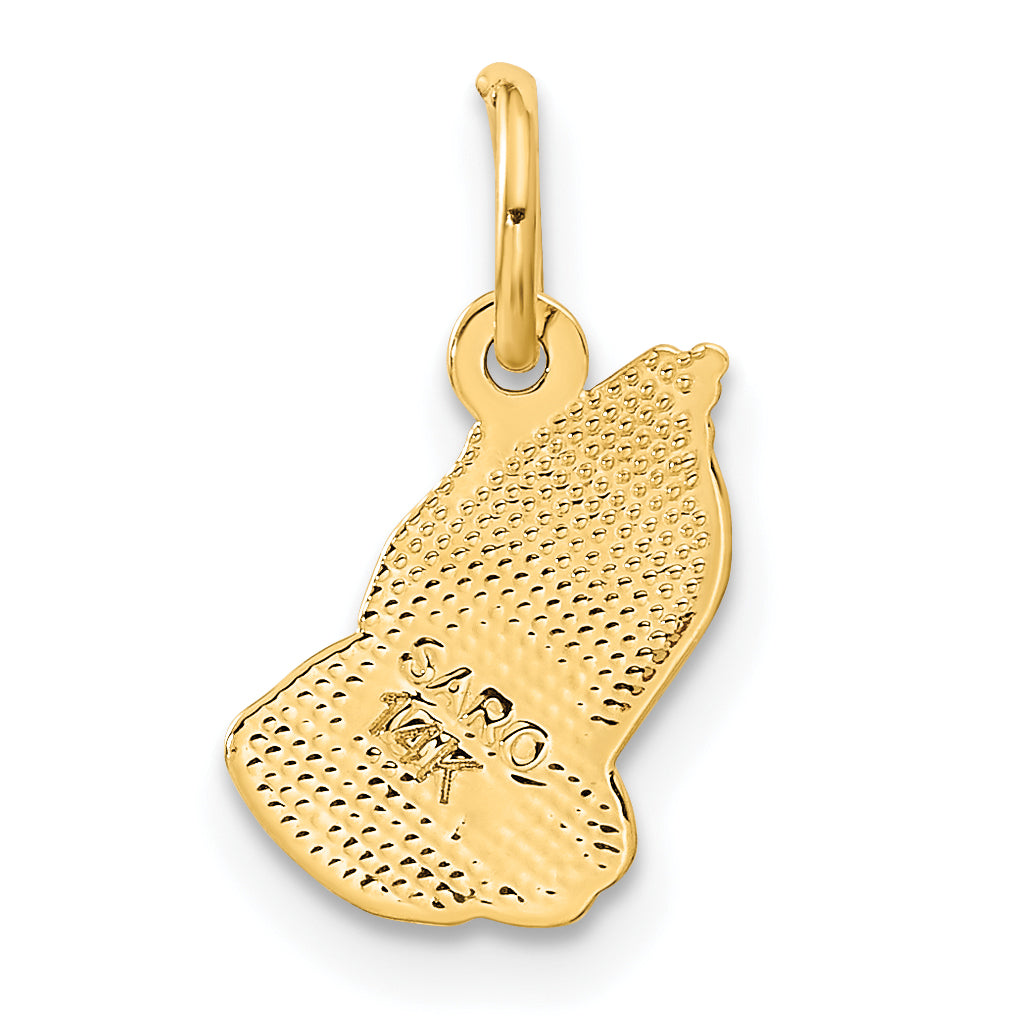14k Praying Hands Charm C1304