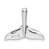 14k White Gold Whale Tail Slide K340