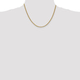 14K 14 inch 2.1mm Spiga with Lobster Clasp Chain PEN13