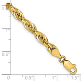 14K 26 inch 4.75mm Semi Solid Rope with Lobster Clasp Chain BC169