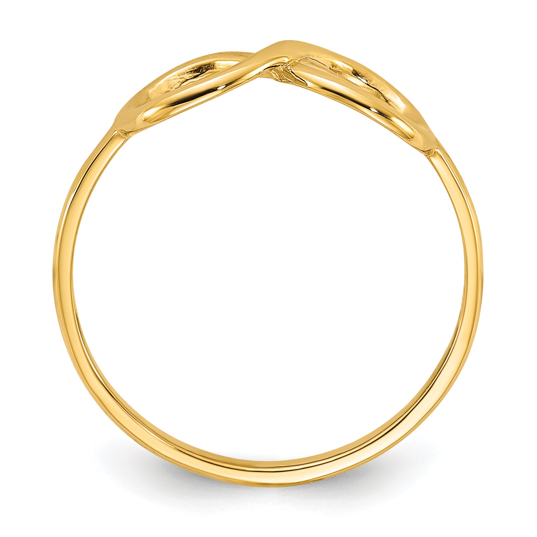 14k Polished Infinity Ring K5750