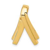 14k Polished Slide Fits up to 6mm Regular/Fancy/Reversible Omega SL60