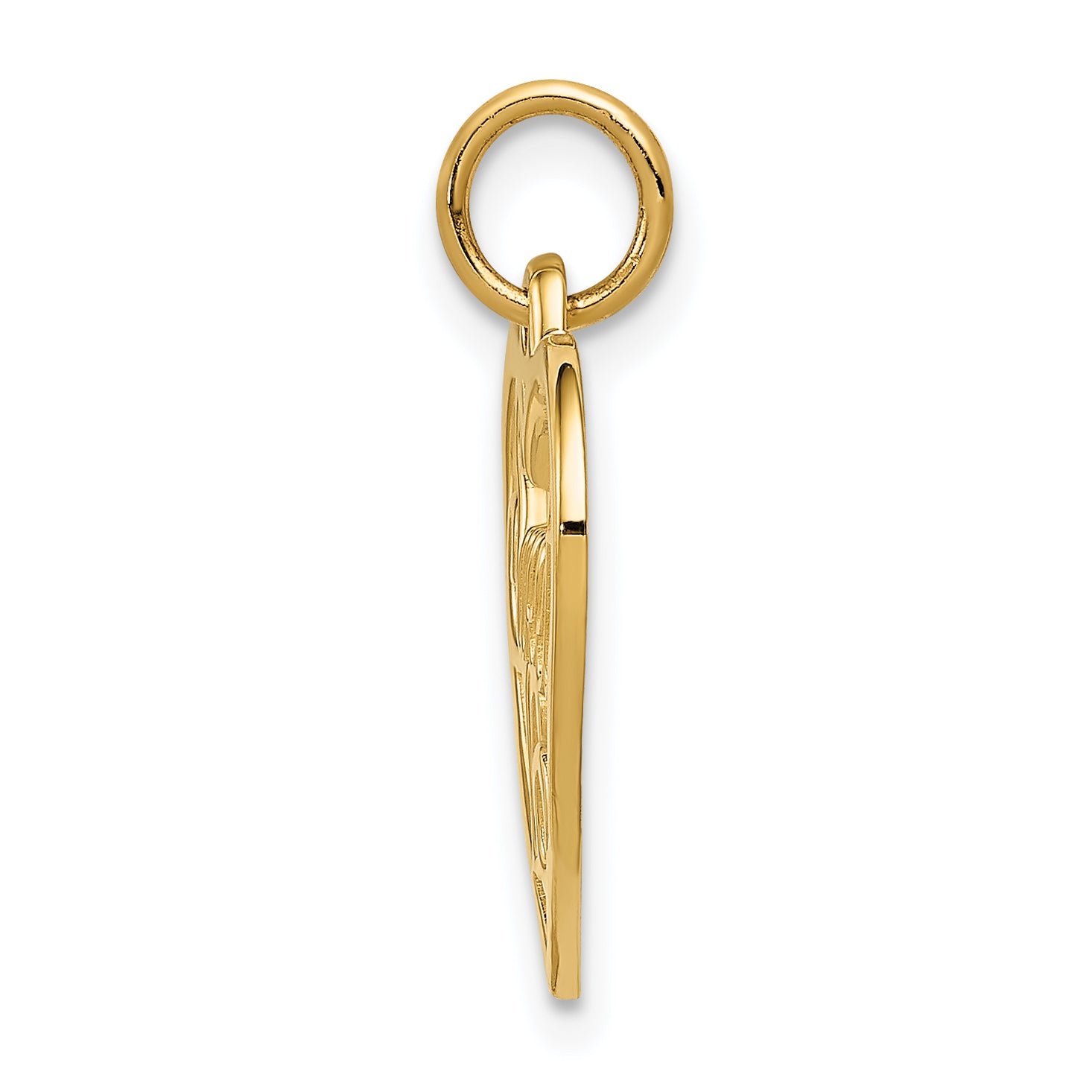 14k SWEET 16 in Heart Charm C1001