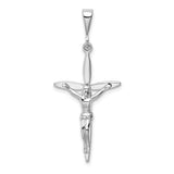 14k White Gold Passion Crucifix Pendant K394