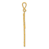 14k Nugget Style Cross Pendant C1464