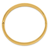 14k 7/16 Oversize High Polished 10.00mm Hinged Oval Bangle Bracelet HP7/16O