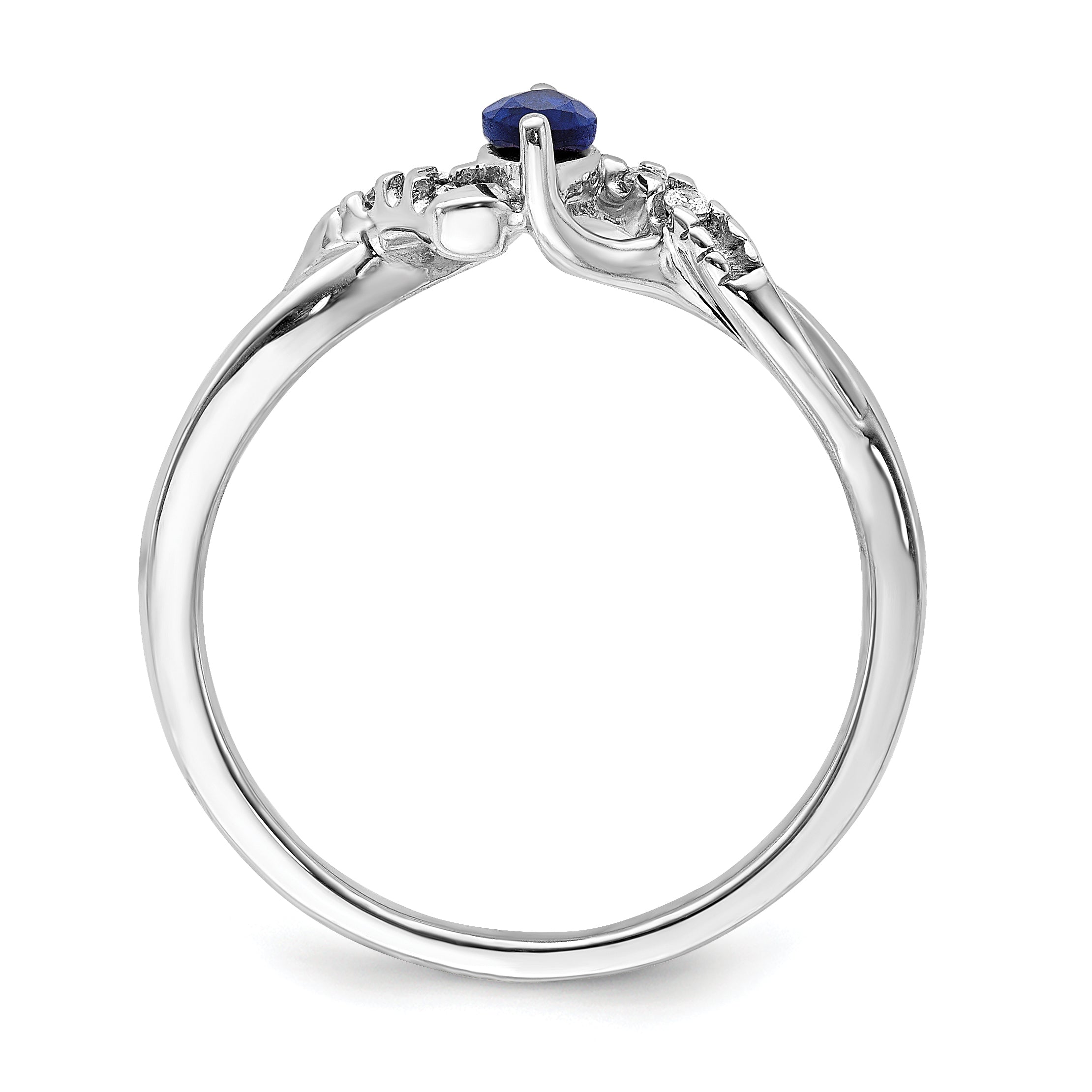 14k Diamond and Marquise Ruby Ring RM5753