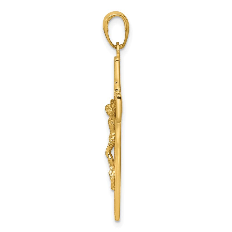 14k Latin Crucifix Pendant C3897