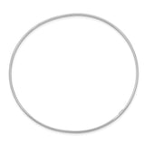 14k White Gold Polished 1.50mm Slip-on Round Bangle Bracelet DB631