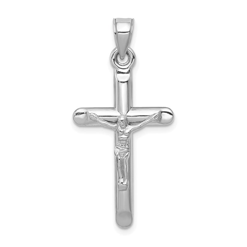 14k White Gold Crucifix Pendant C3669