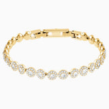 Swarovski Una Angelic Bracelet | Gold-Tone Plated 6.5-7.25"