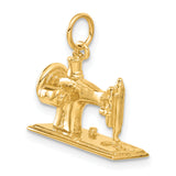 14K  3-D Antique Sewing Machine Charm A1212
